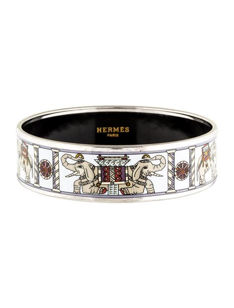 grey enamel bracelet hermes|Hermes enamel bracelets for women.